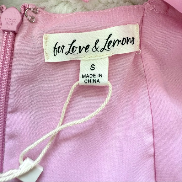 NWT!!! For love and lemons women pink dress size S Retail 250$ - Picture 8 of 13